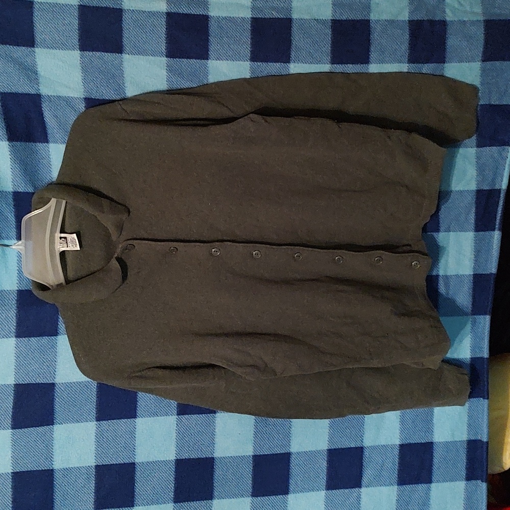 Gap Factory Store XL Army Green Collared Button Cardigan